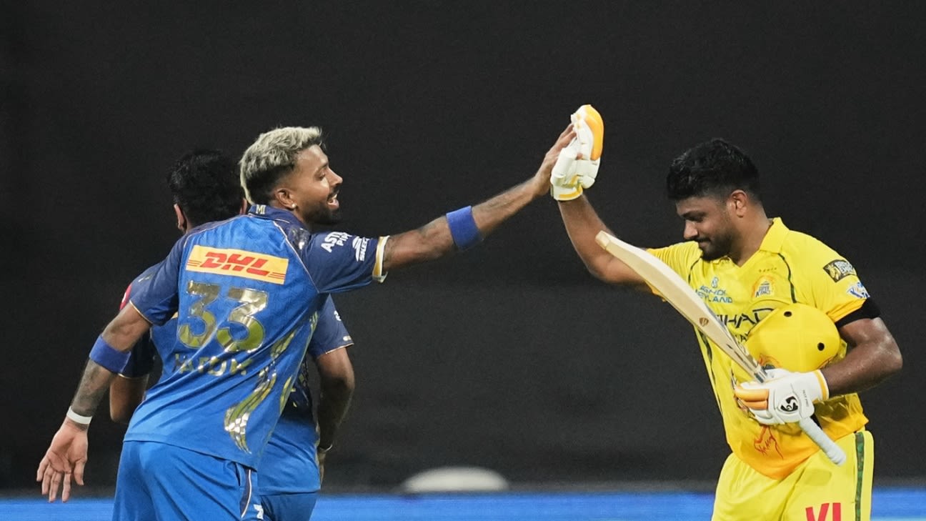 IPL 2026 – MI vs CSK – Samson paints Wankhede yellow while carrying CSK on his back