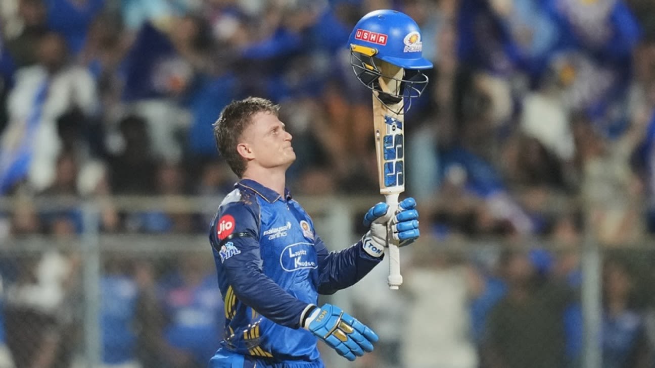 Ryan Rickelton's unbeaten 123 in vain as Mumbai Indians fall short against Sunrisers Hyderabad