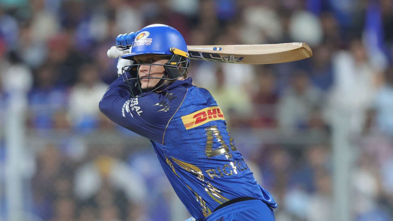 Ryan Rickelton's Blitz Revives Mumbai Indians' Playoff Hopes, Dents Lucknow Super Giants' Campaign — image 1