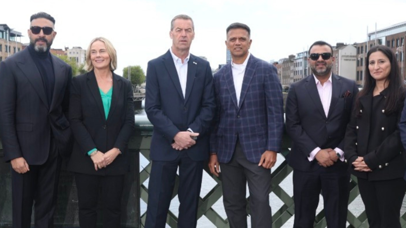 Rahul Dravid unveiled as owner of ETPL's Dublin Guardians