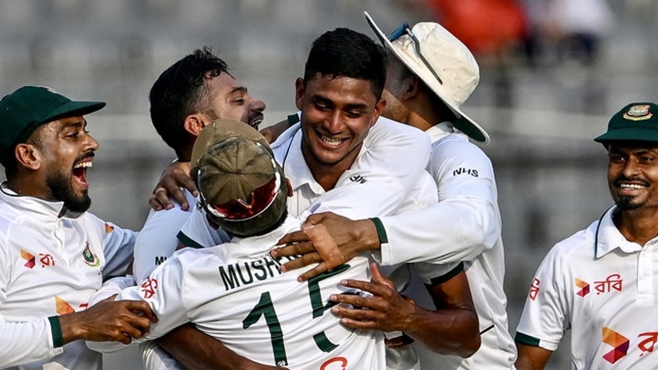 Bangladesh complete a hat-trick of Test wins against Pakistan
