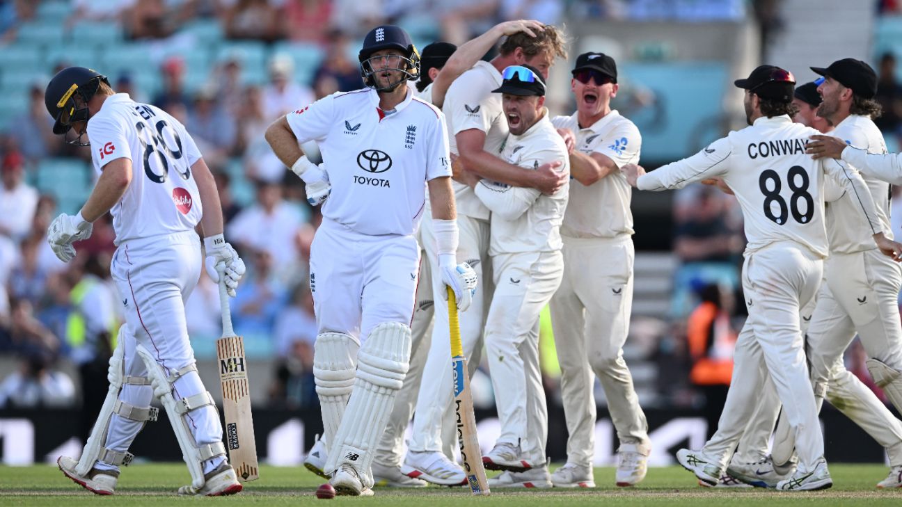 ENG vs NZ 2026, ENG vs NZ 2nd Test Match Report, June 17 - 21, 2026 - Root stands firm, but Henry, Jamieson put New Zealand on course for Oval victory