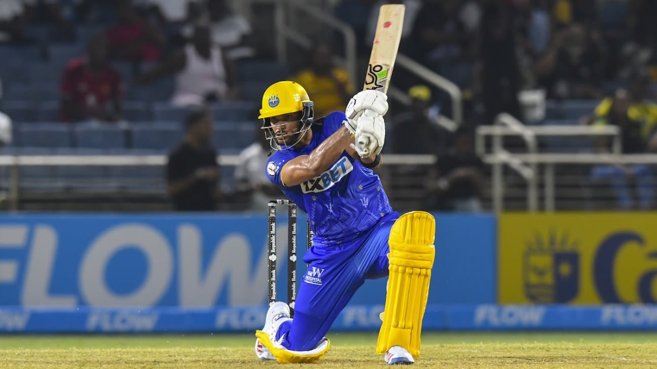 Barbados Tridents Edge Jamaica Kingsmen by 5 Runs in CPL Fourth Match