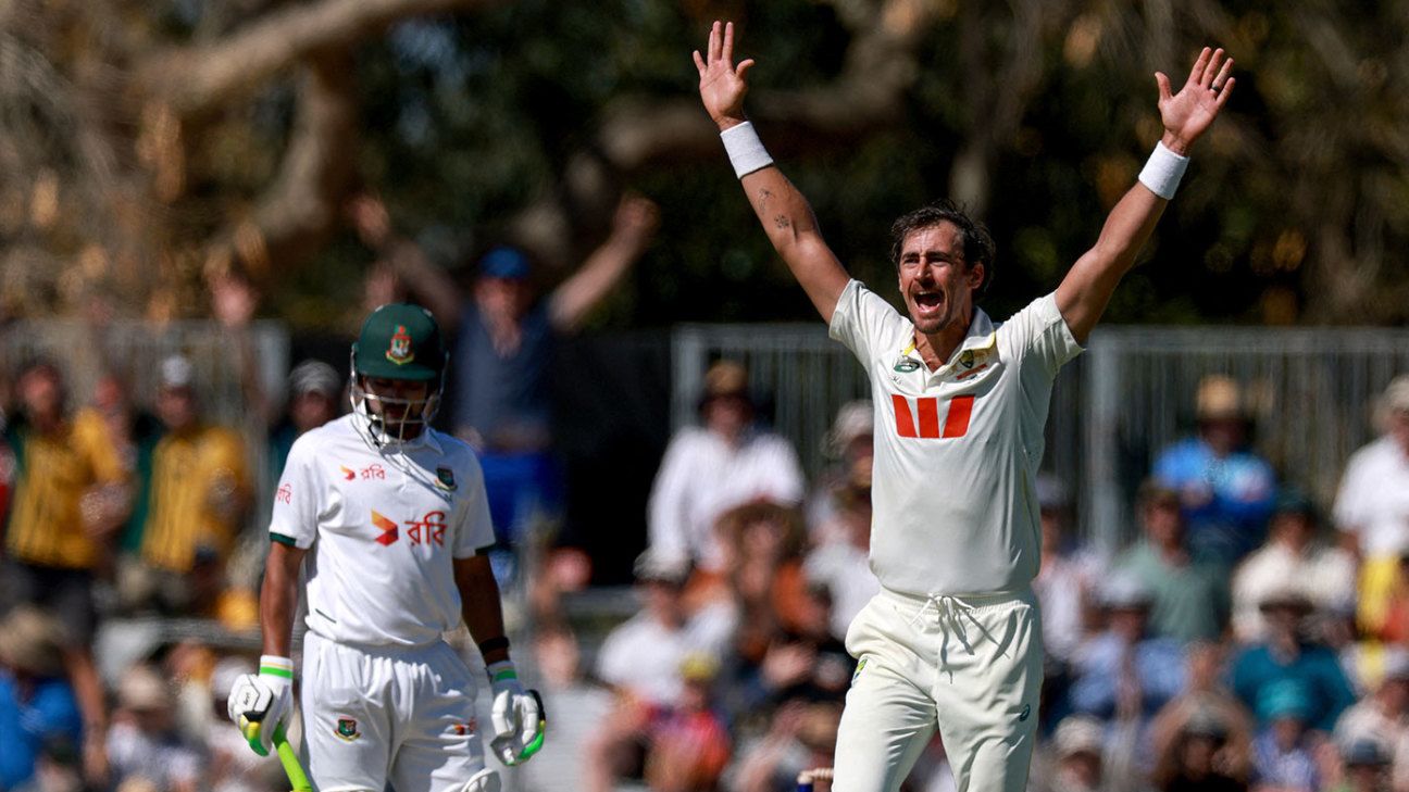 Mitchell Starc Destroys Bangladesh with 22-Ball Five-Wicket Haul
