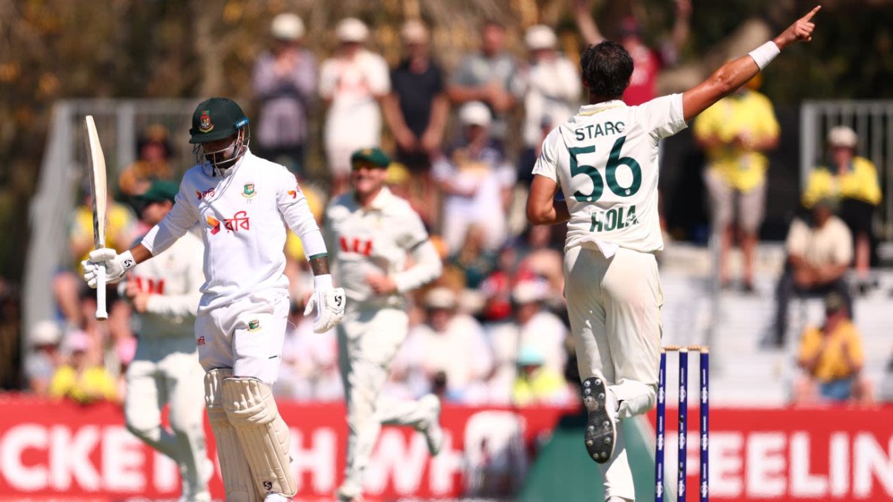 A short and not-very-sweet Test debut for Mackay