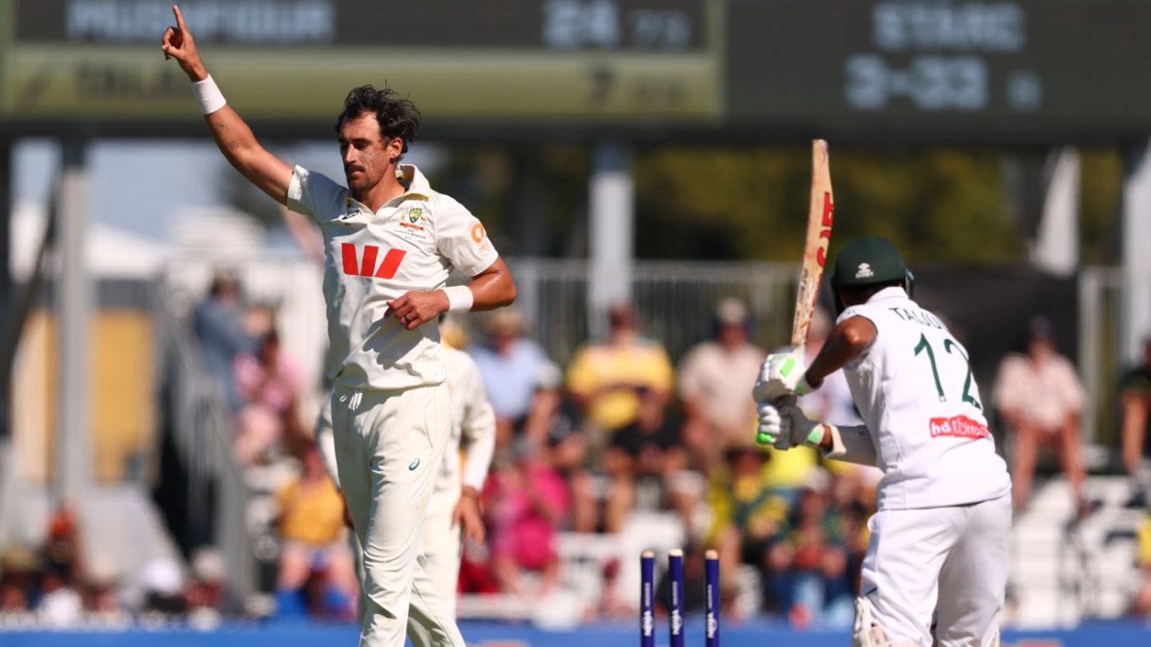 AUS vs BAN 2nd Test: Live Score & Ball-by-Ball Commentary