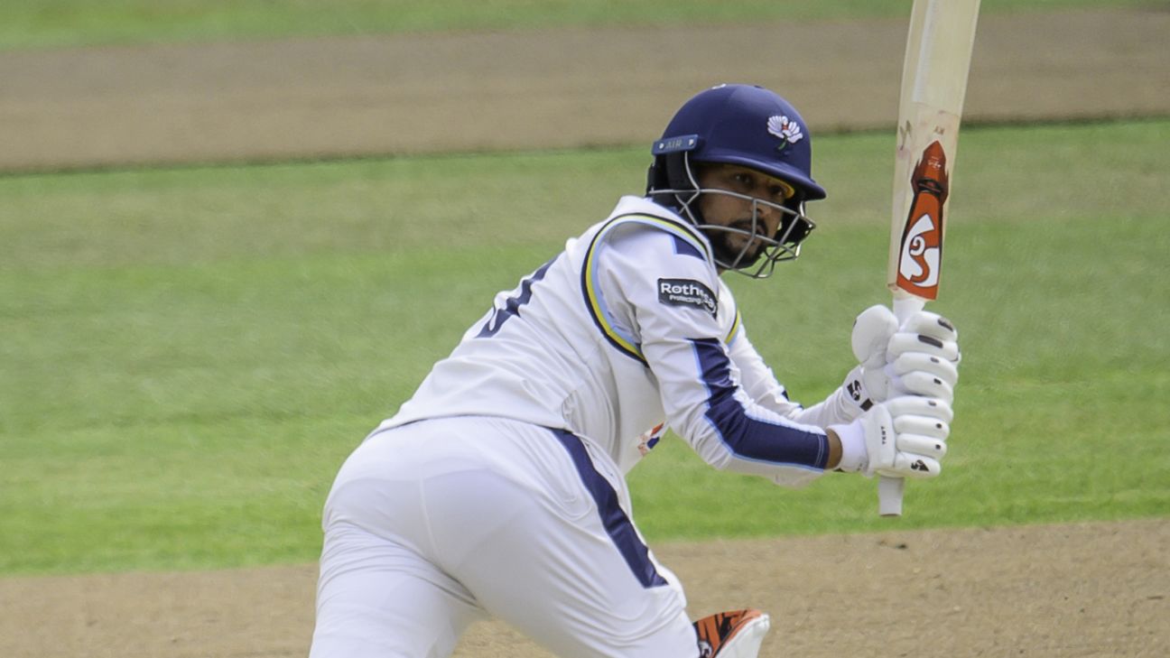 Kuldeep, Bess ease Yorkshire's relegation fears Kuldeep, Bess ease Yorkshire's relegation fears