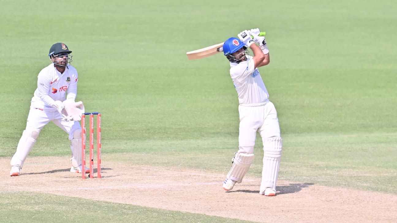 Rahmat Shah anchors Afghanistan against Bangladesh with unbeaten 84