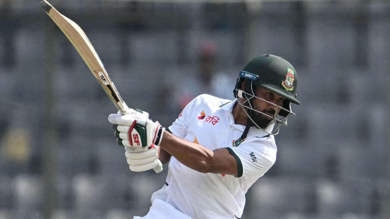 Shadman's unbeaten 99 gives Bangladesh first-day honours against WI