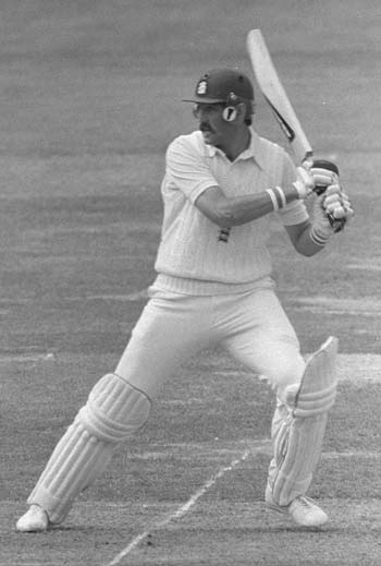 Graham Gooch on his way to a hundred at Lord's