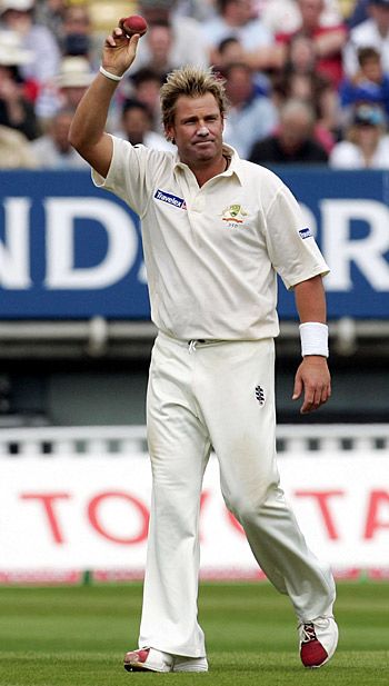 Shane Warne celebrates his five wickets | ESPNcricinfo.com