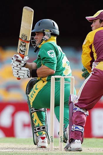 Mark Boucher Sweeps The Spinners Espncricinfo Com