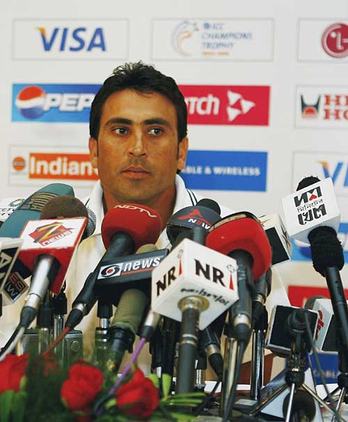 After three days of twists and turns Younis Khan speaks to the press ...