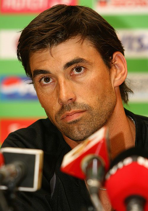 Stephen Fleming address the media ahead of the opening ceremony ...