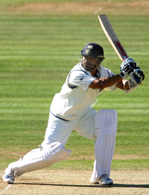 Sachin Tendulkar made 37, his highest score at Lord's