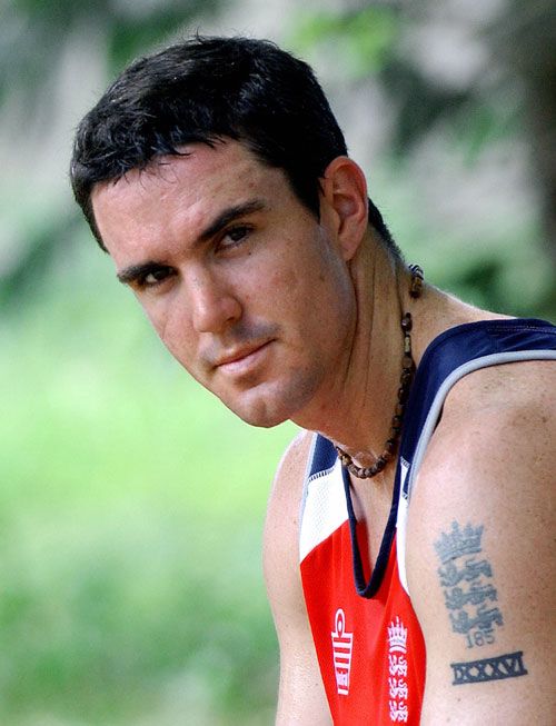 Kevin Pietersen takes a breather during net practice | ESPNcricinfo.com