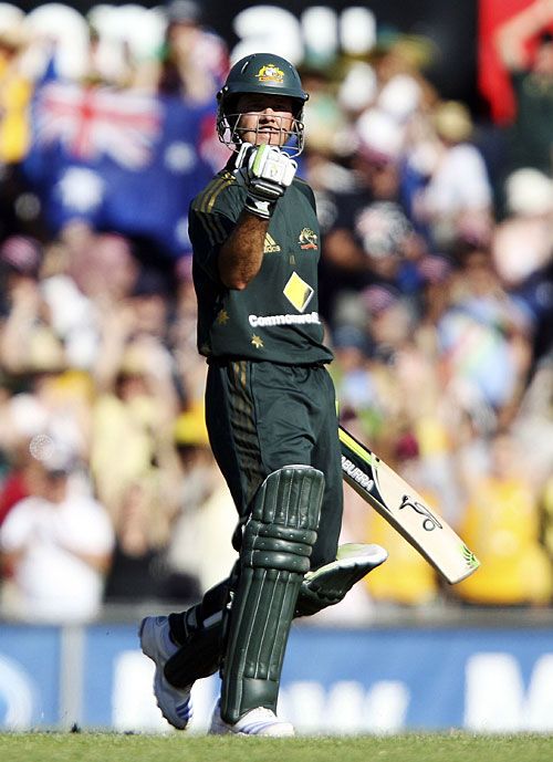Ricky Ponting celebrates his hundred | ESPNcricinfo.com
