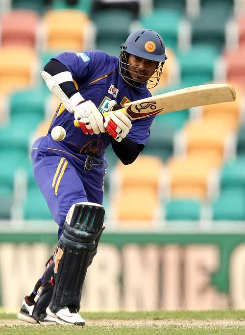 Kumar Sangakkara Works One During His 33 