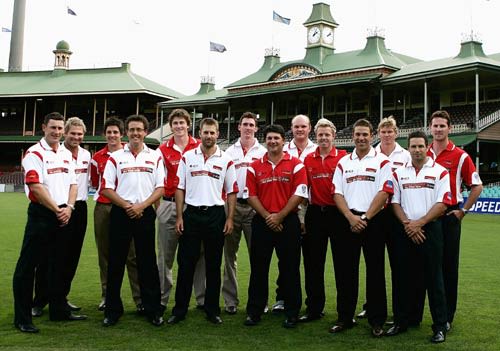 Members of the Australian Cricketers' Association allstar Pura Cup and