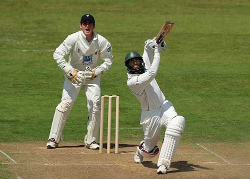 Hashim Amla goes over the top during his 172 | ESPNcricinfo.com