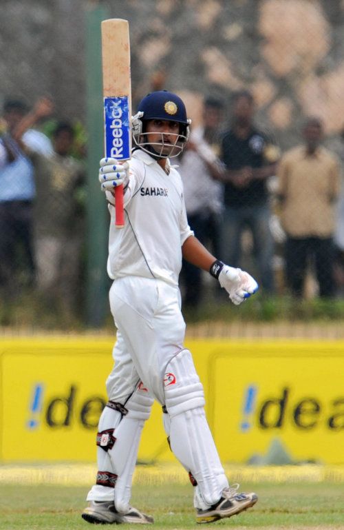 Gautam Gambhir brings up his half-century | ESPNcricinfo.com