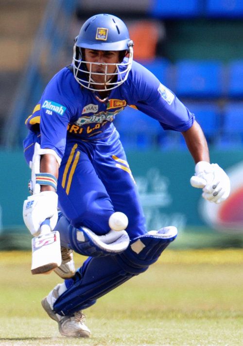 Mahela Udawatte scampers through for a single | ESPNcricinfo.com