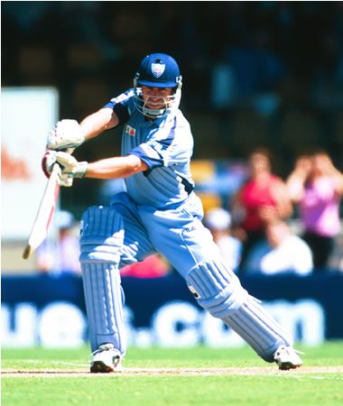 Michael Bevan batting for NSW