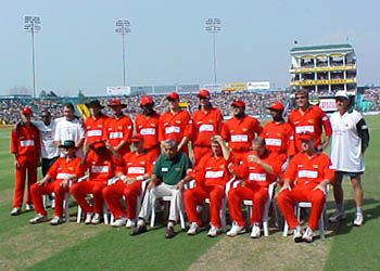 The Zimbabwe team poses for a photograph at Mohali | ESPNcricinfo.com