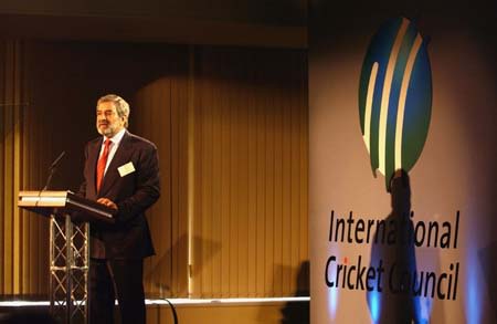ICC President Ehsan Mani