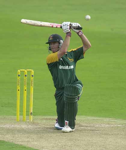 Greg Blewett with an off drive. | ESPNcricinfo.com