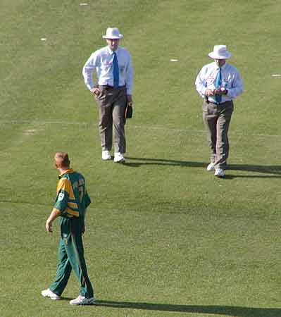 Ball being changed | ESPNcricinfo.com